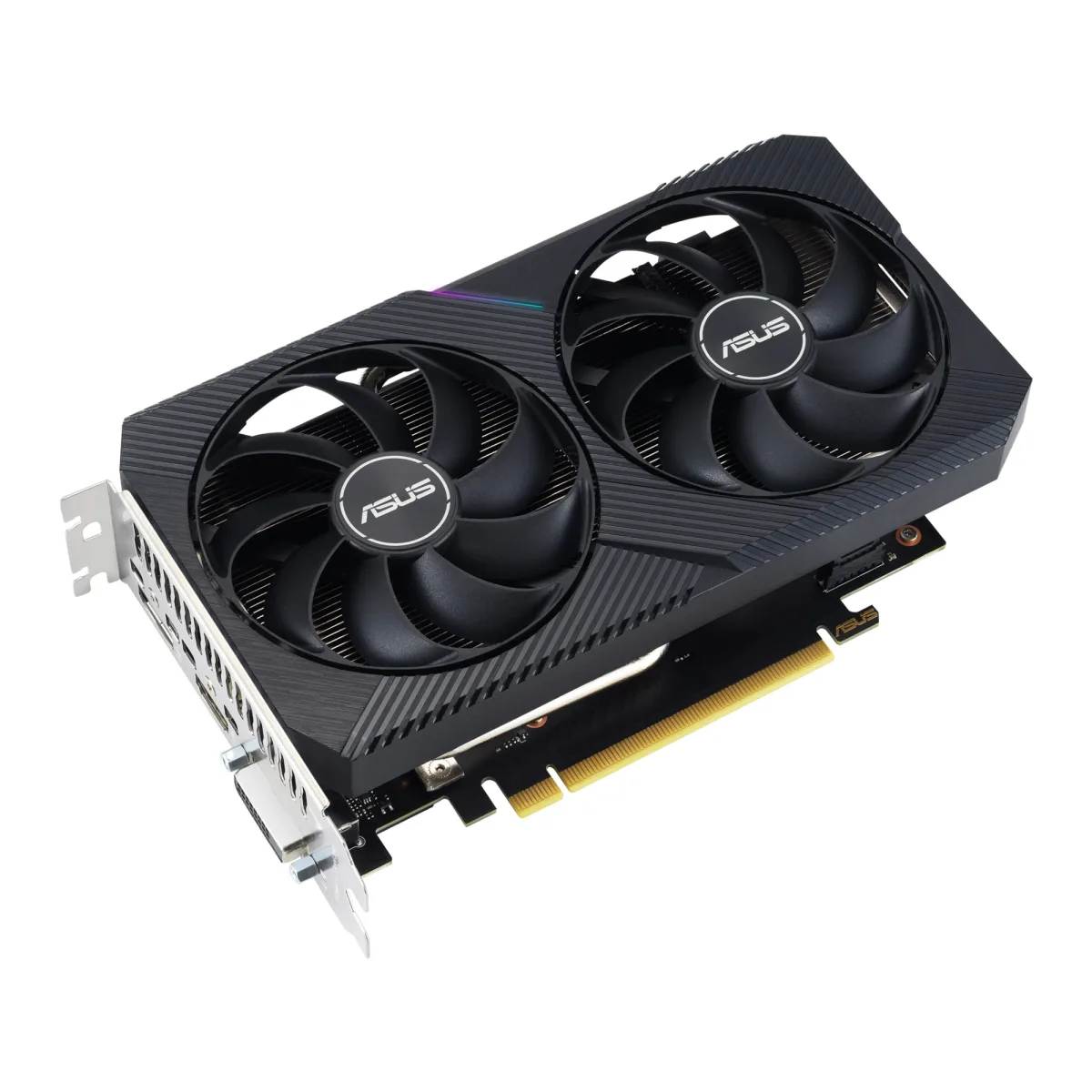 ASUS Dual GeForce RTX 3050 V2 - OC Edition - graphics card - GF RTX 3050 - 8 GB GDDR6 - PCIe 4.0 - DisplayPort, DVI, HDMI