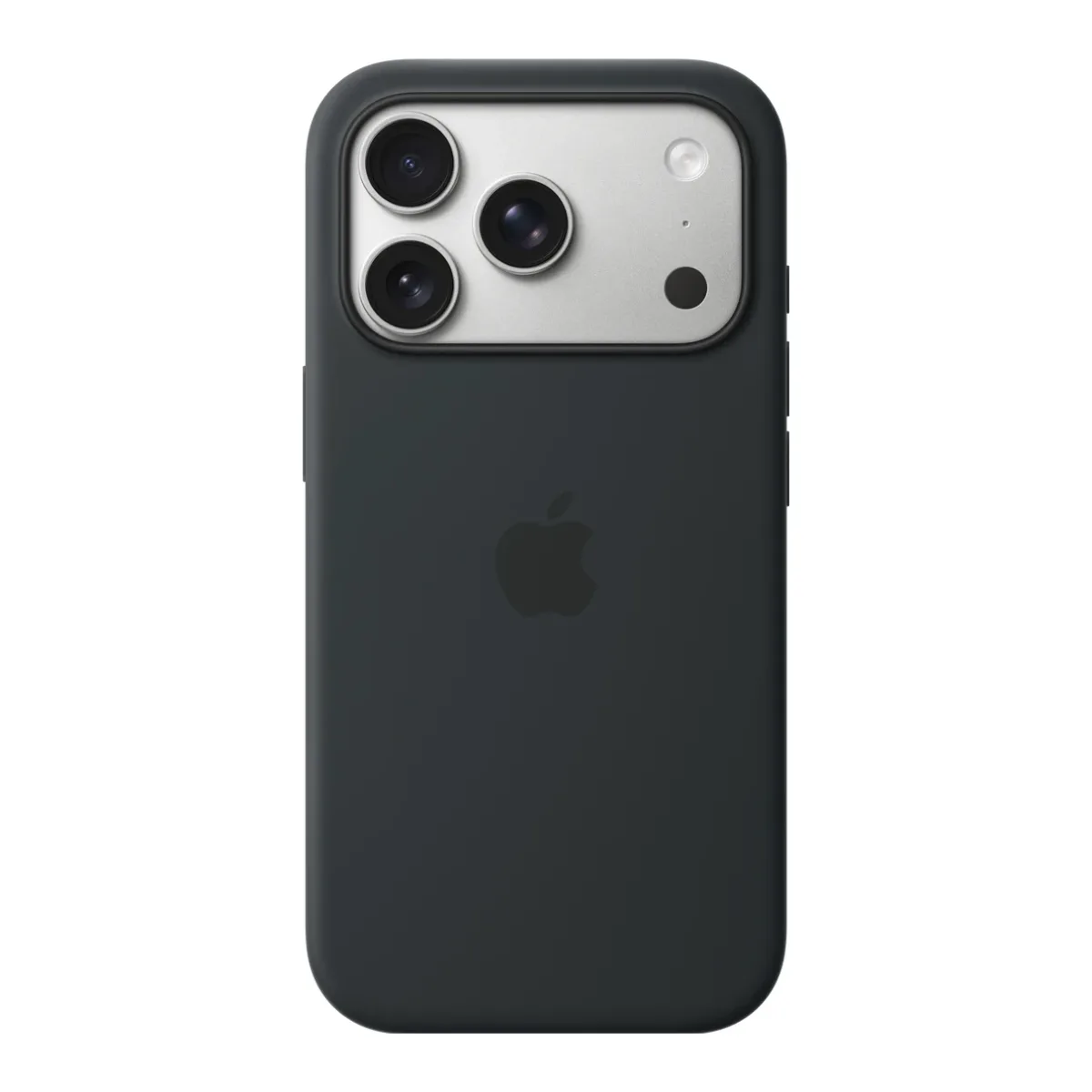 Apple - Protective cover for mobile phone - MagSafe compatibility - silicone - black - for iPhone 17 Pro