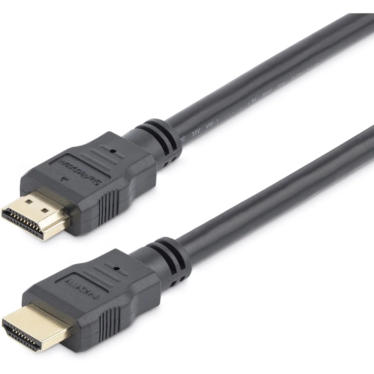 Startech 1.5m High Speed HDMI Cable - Ultra HD 4k x 2k HDMI Cable - HDMI to HDMI M/M - 5 ft HDMI 1.4 Cable - Audio/Video Gold-Plated (HDMM150CM)