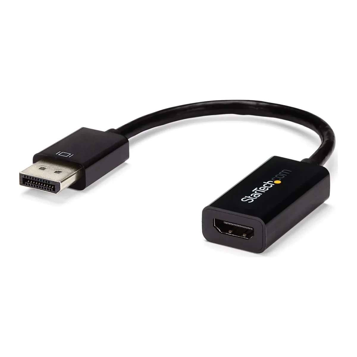 StarTech DisplayPort 1.2 to HDMI Adapter - 4K 30Hz - Active Audio Video Converter for DP laptop computers and HDMI Monitor Displays (DP2HD4KS) - Video converter - DisplayPort - HDMI - for P/N: DKM30CHDPD, DKM30CHDPDUE, SV231QDPU34K, TB3CDK2DP, TB3CDK2DPUE, TB3DKM2DPL