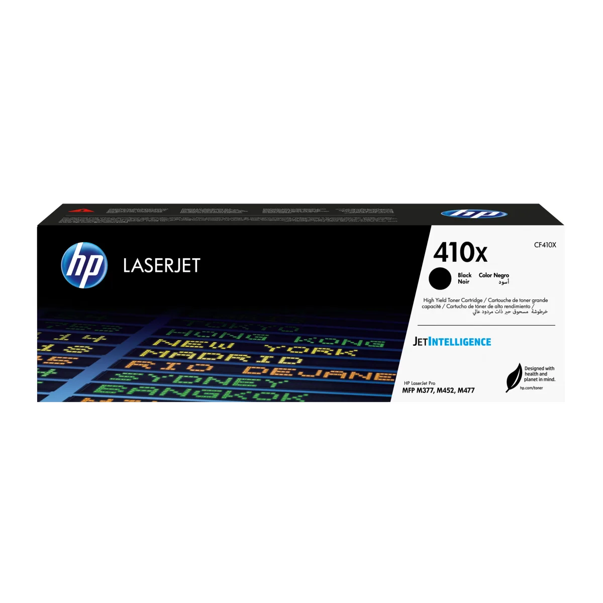 HP 410X - High Yield - black - original - LaserJet - toner cartridge (CF410X)