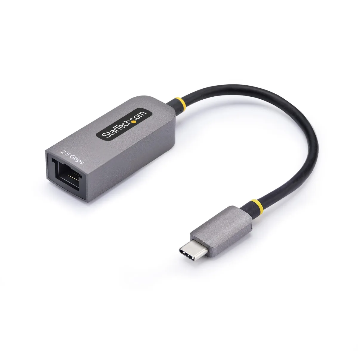 Startech 2.5GbE USB-C to Ethernet Adapter - Network adapter - USB-C 3.2 Gen 1 / Thunderbolt 3 - 10M/100M/1G/2.5 Gigabit Ethernet - space grey