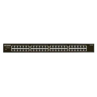 NETGEAR SOHO GS348 - Switch - unmanaged - 48 x 10/100/1000 - desktop, rack-mountable