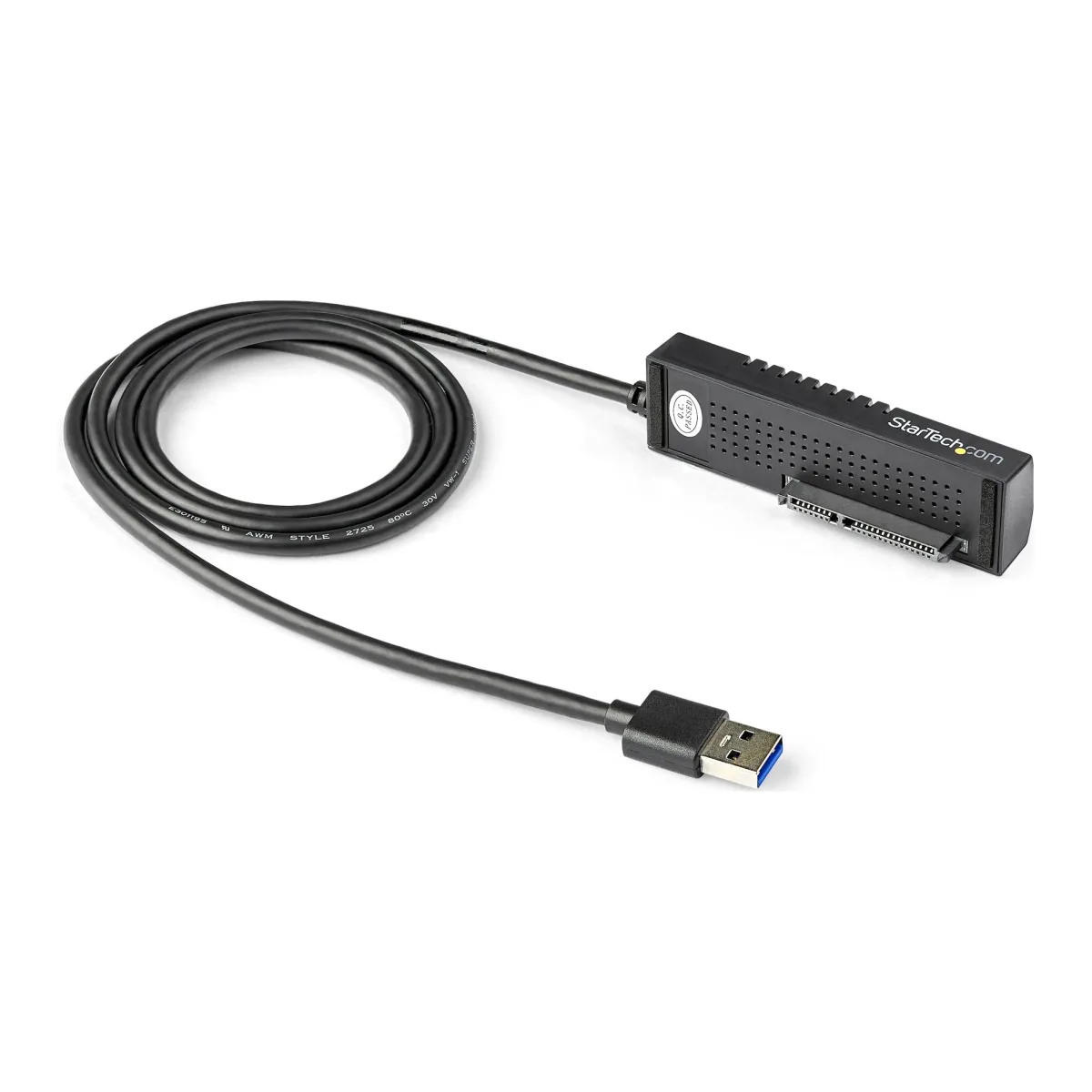 Startech USB to SATA Adapter Cable - 2.5in and 3.5in Drives - USB 3.1 - 10Gbps - External Hard Drive Cable - Hard Drive Adapter Cable (USB312SAT3) - Storage controller - 2.5", 3.5" - SATA 6Gb/s - USB 3.1 (Gen 2) - black