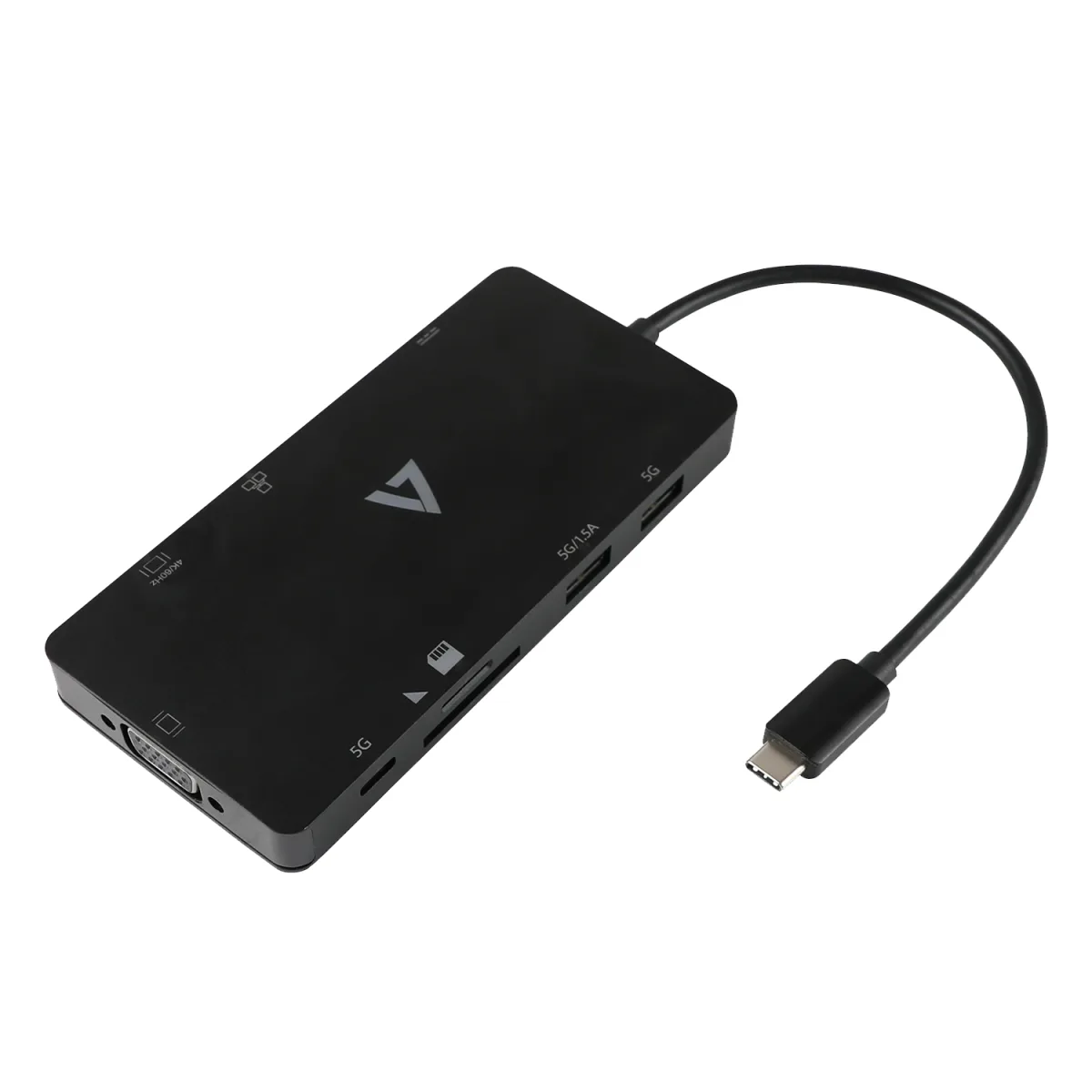 USB-C MINIDOCK 100W PD HDMI VGA GB RJ45 SD MICROSD 2X USB USB-C
