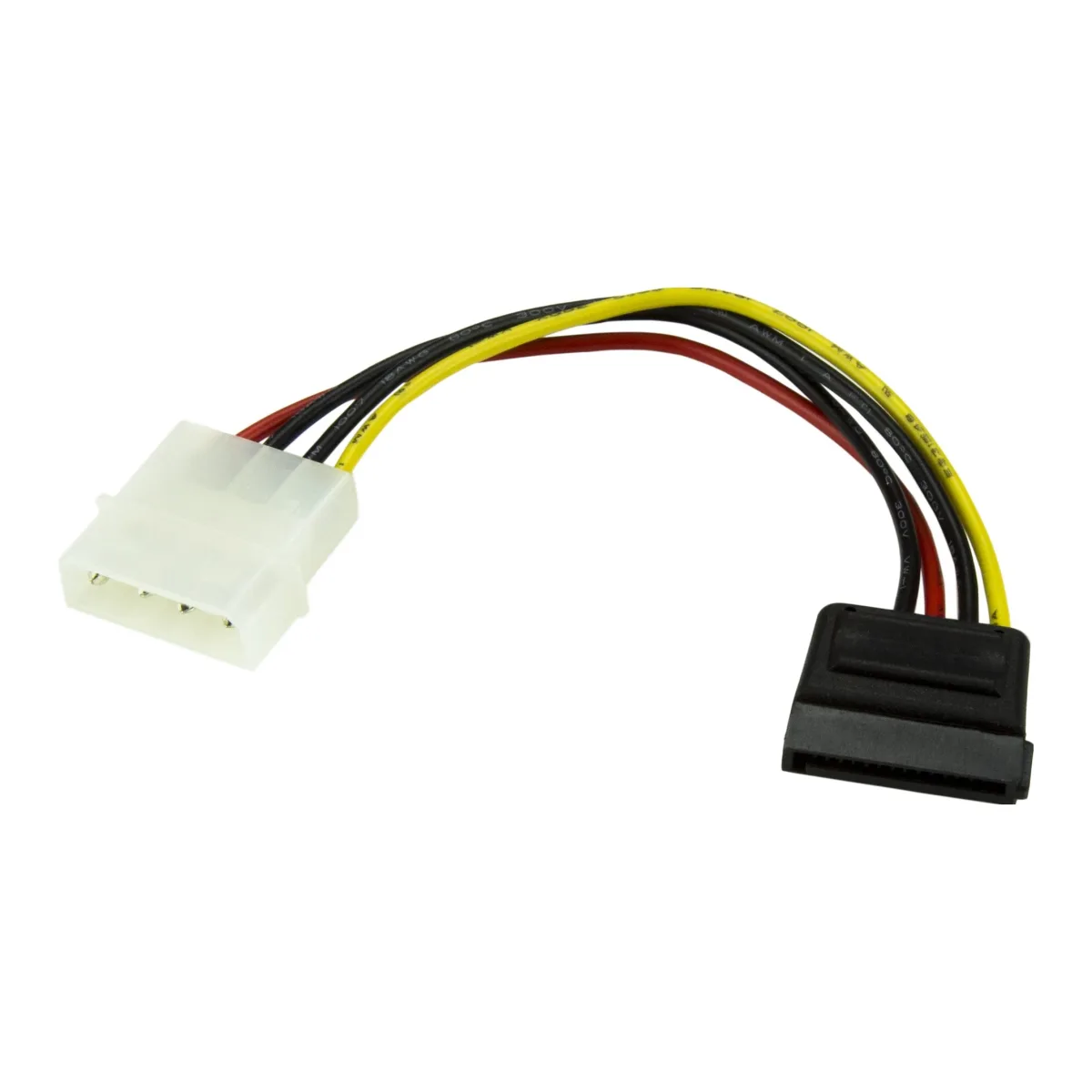 StarTech 6in 4 Pin LP4 to SATA Power Cable Adapter - LP4 to SATA - 6in LP4 to SATA Cable - 4 pin to SATA power - Power cable - SATA power (M) to 4 PIN internal power (M) - 0.2 m - for P/N: BRACKET125PTP, PEXUSB311AC3, PEXUSB312A1C1H, PEXUSB312A2C2V, PEXUSB314A2V2