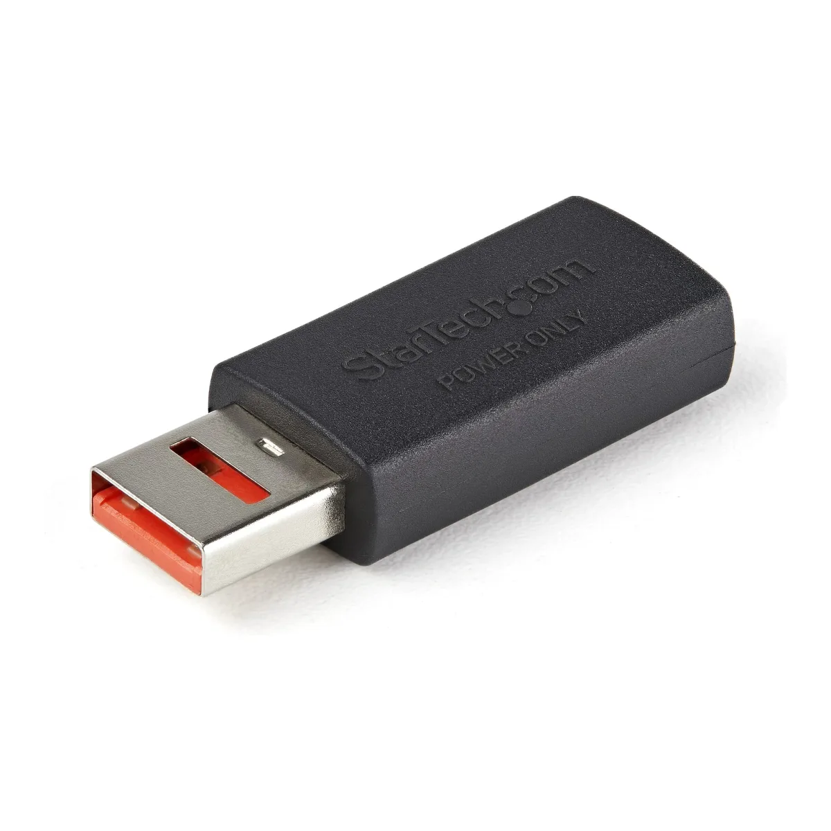 StarTech Secure Charging USB Data Blocker Adapter, Male to Female USB-A Charge-Only Adapter, No-Data Charge/Power-Only Adapter for Phone/Tablet, Data Blocking USB Protector Adapter - 5V, 2.4A (12 W) Max (USBSCHAAMF)