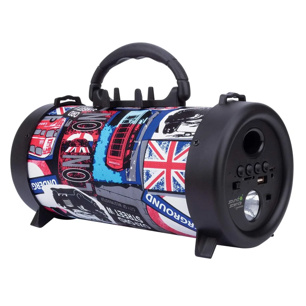 Manhattan 165334 London Bluetooth Speaker- Fm Radio Micro Sd Reader 3W