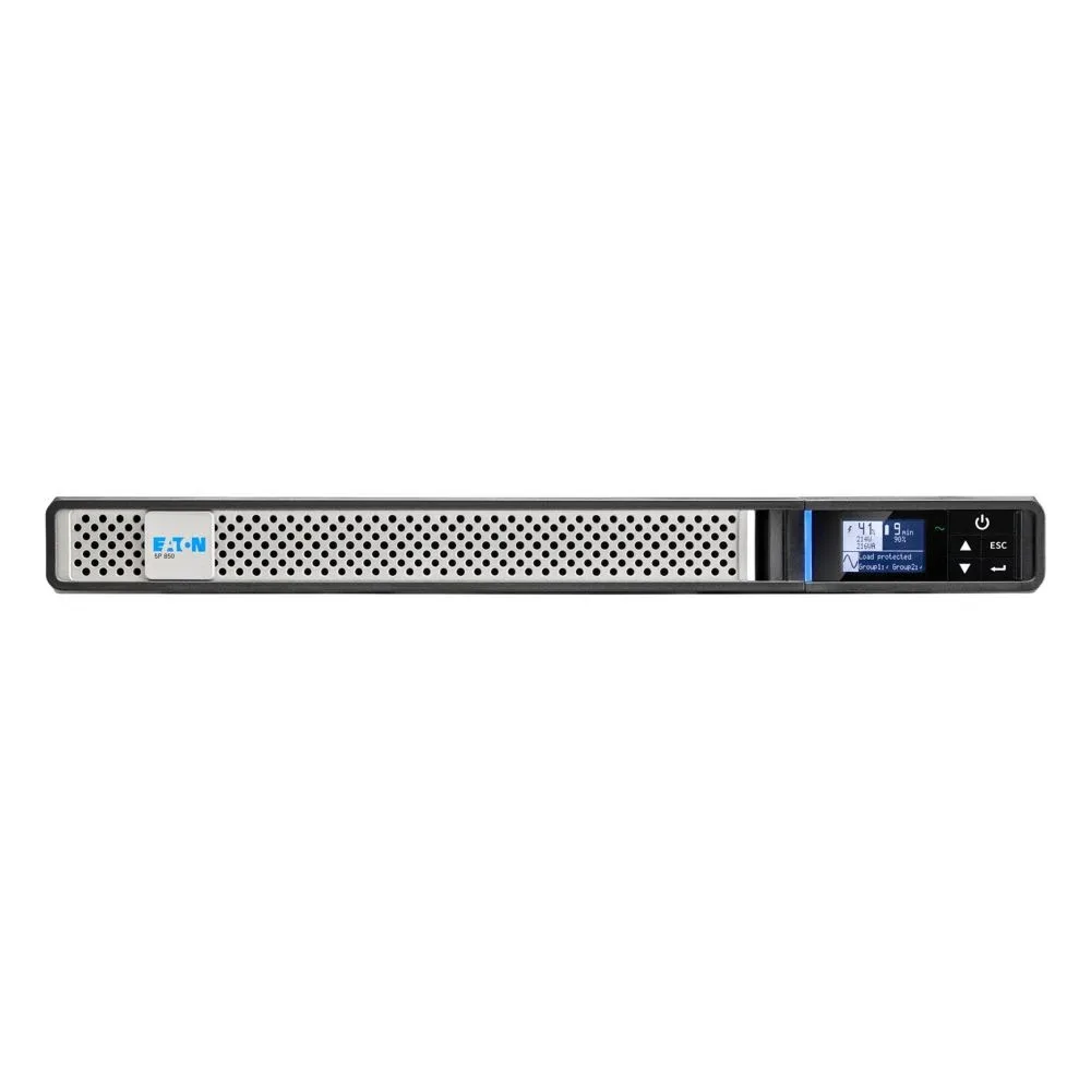 Eaton 5P 850iR - Gen 2 - Netpack - UPS (rack-mountable) - AC 200/208/220/230/240 V - 680 Watt - 850 VA - 1-phase - 7 Ah - RS-232, USB, Ethernet 10/100/1000 - output connectors: 4 - 1U - 19" - black/silver