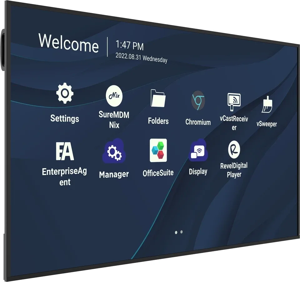 ViewSonic CDE7530 - 75" Diagonal Class CDE30 Series LED-backlit LCD display - digital signage - with built-in SoC media player - 4K UHD (2160p) 3840 x 2160 - Direct LED