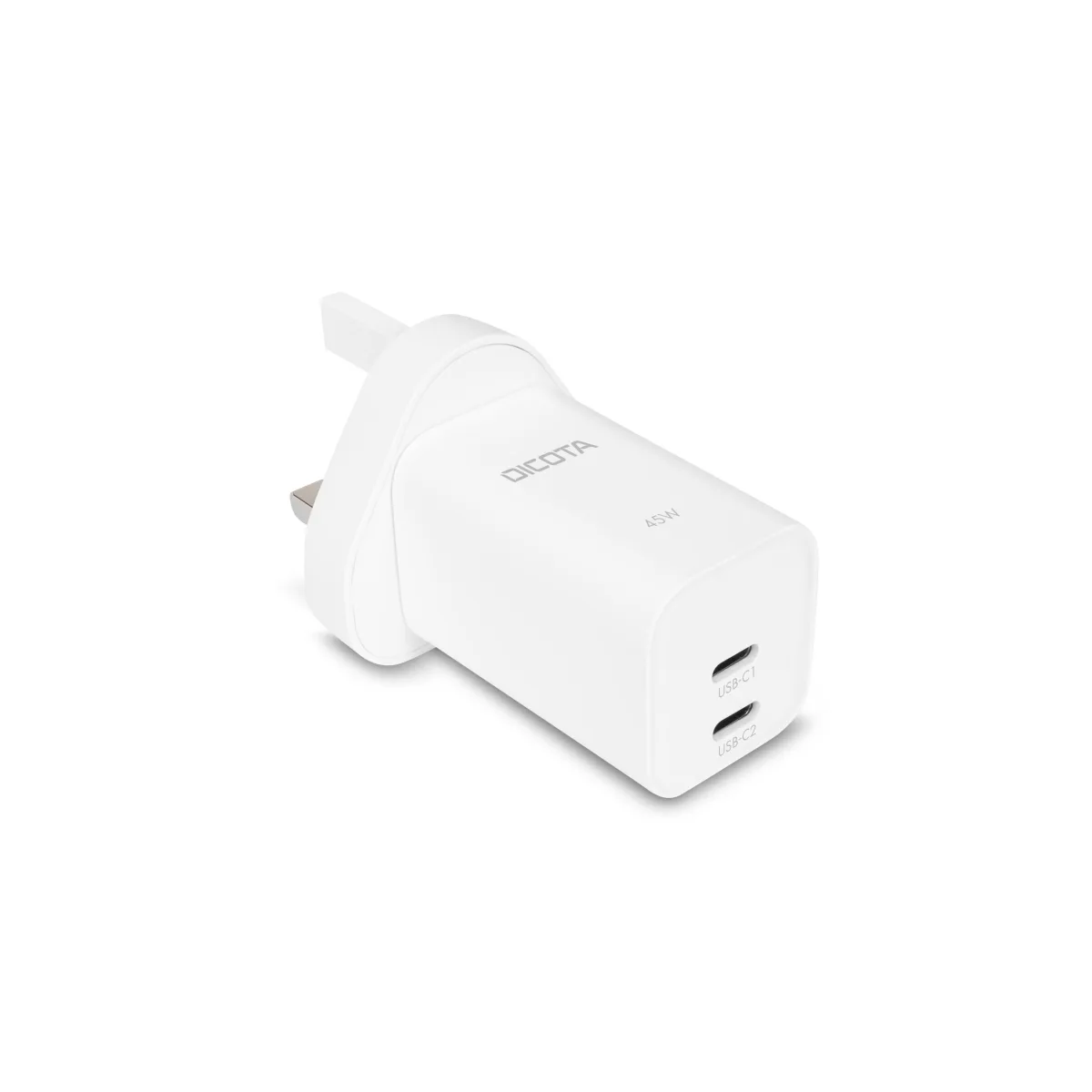 2-PORT GAN WALL CHARGER (45W) UK