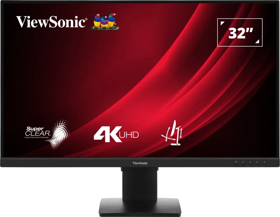 ViewSonic VG3208-4K - LED monitor - 32" (31.5" viewable) - 3840 x 2160 4K @ 60 Hz - VA - 300 cd/m² - 3000:1 - HDR10 - 4 ms - 2xHDMI, DisplayPort