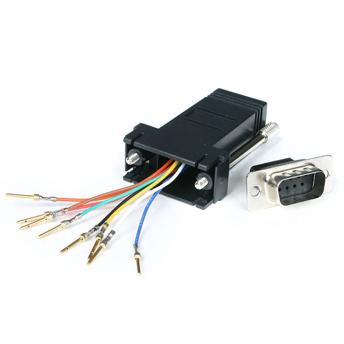 Startech DB9 to RJ45 Modular Adapter - M/F - Serial adapter - DB-9 (M) to RJ-45 (F) - GC98MF - Serial adapter - DB-9 (M) to RJ-45 (F) - for Startech 16 Port Enhanced RS232 Serial Console Server