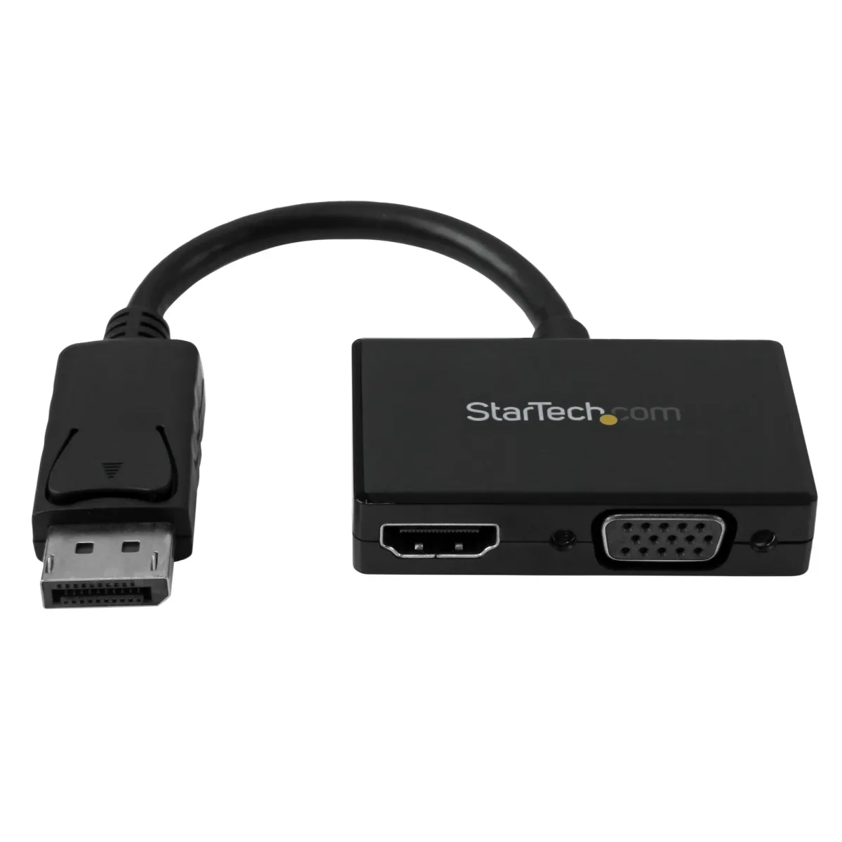 StarTech 2 in 1 Displayport Adapter - DisplayPort to HDMI or VGA - DisplayPort Adapter - 1920x1200 - Travel Adapter (DP2HDVGA)
