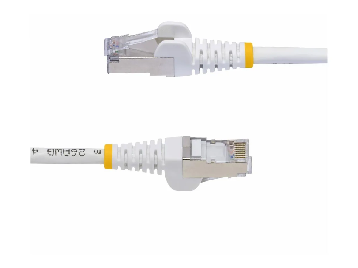 Startech 3m White CAT8 Ethernet Cable, Snagless, S/FTP, 25G/40G - Patch cable - RJ-45 (M) to RJ-45 (M) - 3 m - 5.6 mm - S/FTP - CAT 5/5e/6/6a/8 - IEEE 802.3bt/IEEE 802.3ba - halogen-free, snagless - white