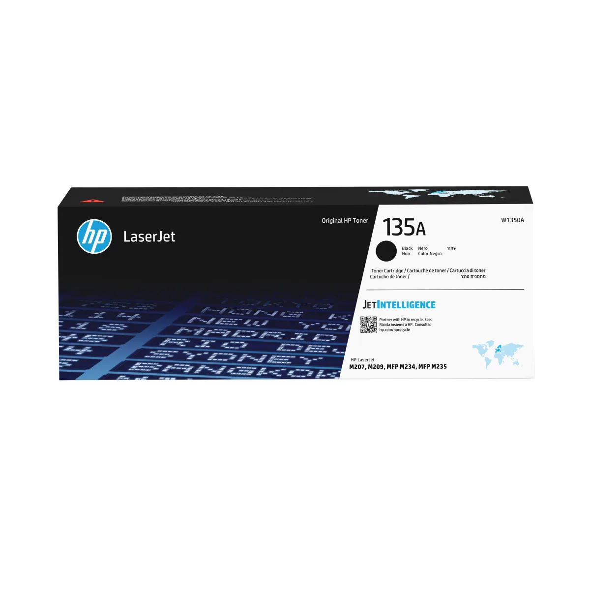 HP 135A - Black - original - LaserJet - toner cartridge (W1350A) - for LaserJet M209, MFP M234