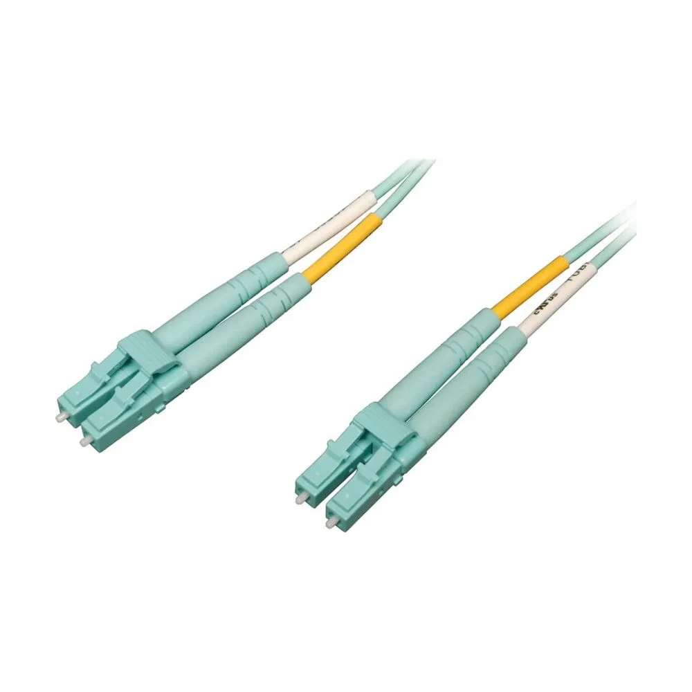 Eaton Tripp Lite Series 10Gb/40Gb/100Gb Duplex Multimode 50/125 OM4 LSZH Fiber Patch Cable (LC/LC), Aqua, 3M (9.8 ft.) - Patch cable - LC multi-mode (M) to LC multi-mode (M) - 3 m - 3 m - fibre optic - duplex - 50 / 125 micron - OM4 - aqua