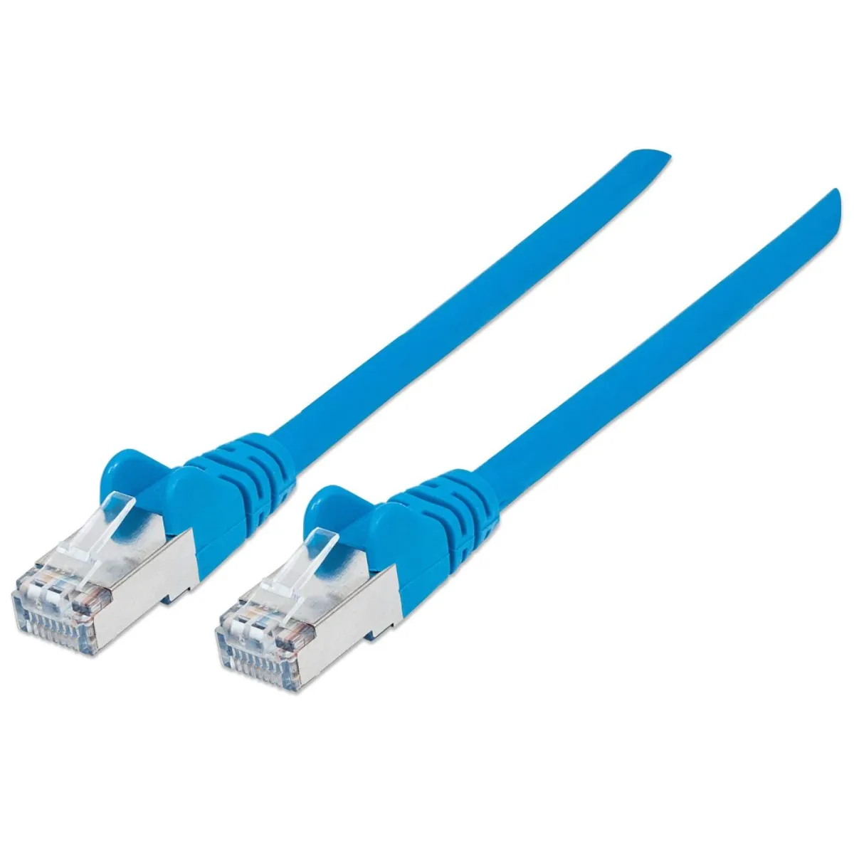 Intellinet 736862 Network Cable CAT6A Copper 10M- Blue S/Ftp Snagless/Booted