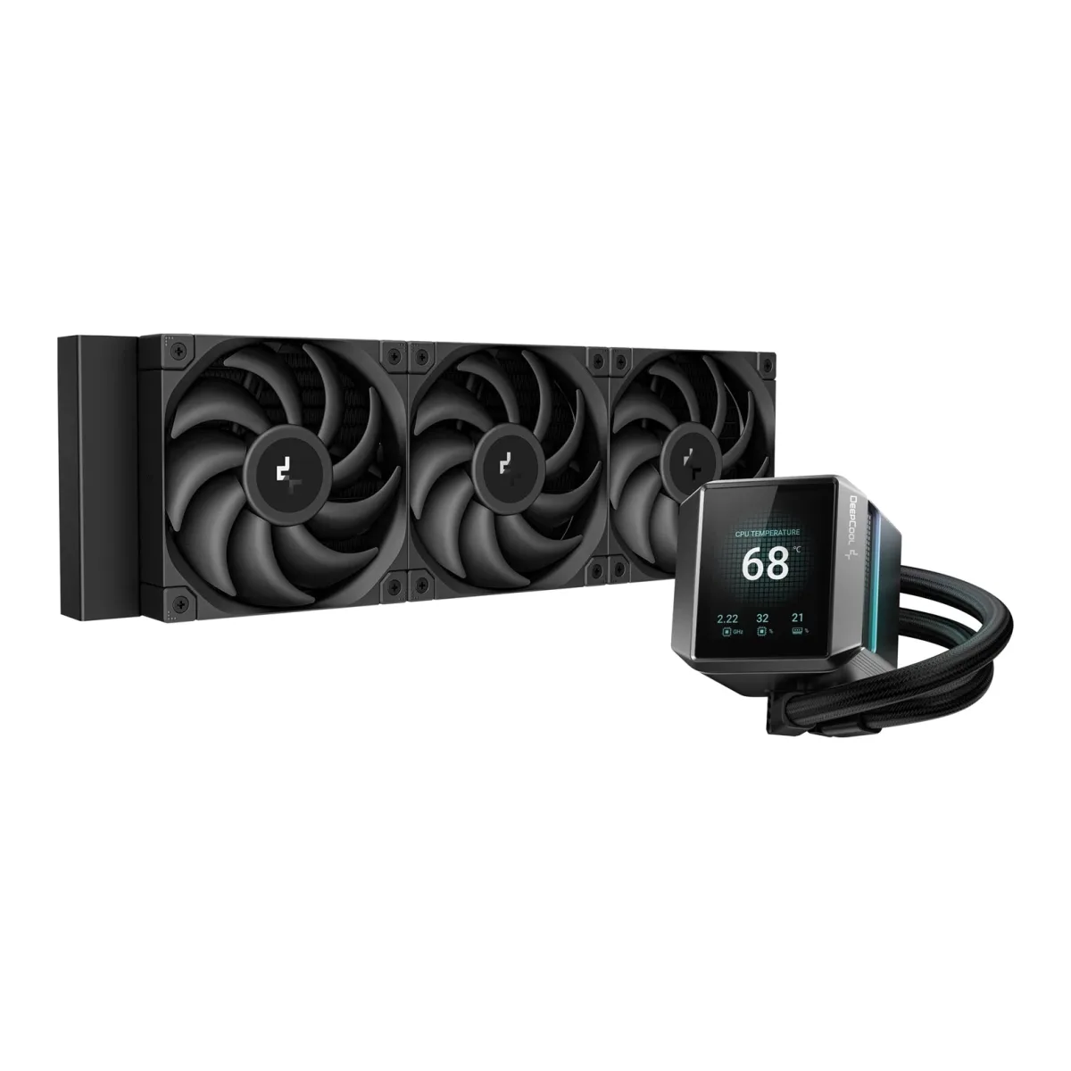 DeepCool Mystique 360 CPU Cooler, ARGB, Personalized Cooling with 2.8" TFT LCD Screen and Enhanced Pump Performance, 5 year warranty