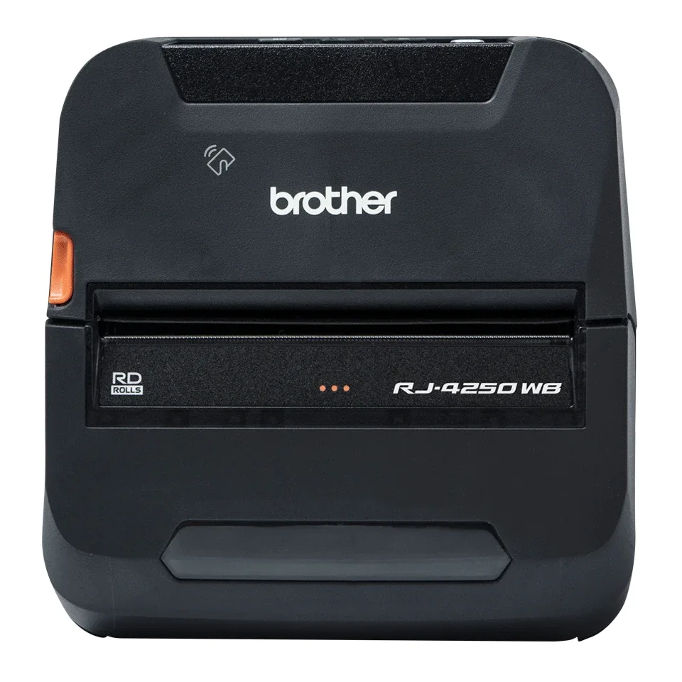 Brother RJ4250WBZ1 RJ-4250 4" DT Mobile Printer BT and Wi-fi