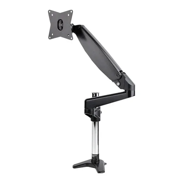Startech Desk Mount Monitor Arm for Single VESA Display up to 32" or 49" Ultrawide 8kg/17.6lb, Full Motion Articulating & Height Adjustable w/ Cable Management, C-Clamp, Grommet Mount - Single Monitor Arm - Mounting kit (arm assembly, VESA mount) - full-motion adjustable arm - for Monitor - solid steel - screen size: 32"-49" - desk-mountable