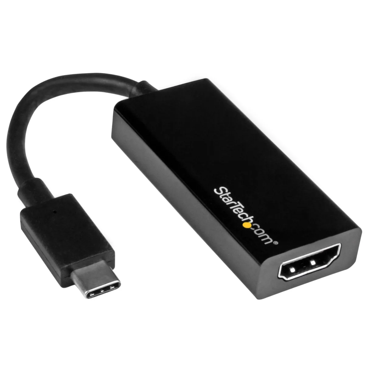 Startech USB C to HDMI Adapter - USB 3.1 Type C Converter - 4K 30Hz UHD - Adapter - USB-C male to HDMI female - 14.7 cm - black - 4K30Hz (3840 x 2160) support - for P/N: BNDTB10GI, BNDTB210GSFP, BNDTB410GSFP, BNDTB4M2E1, BNDTBUSB3142, TB3DK2DPM2
