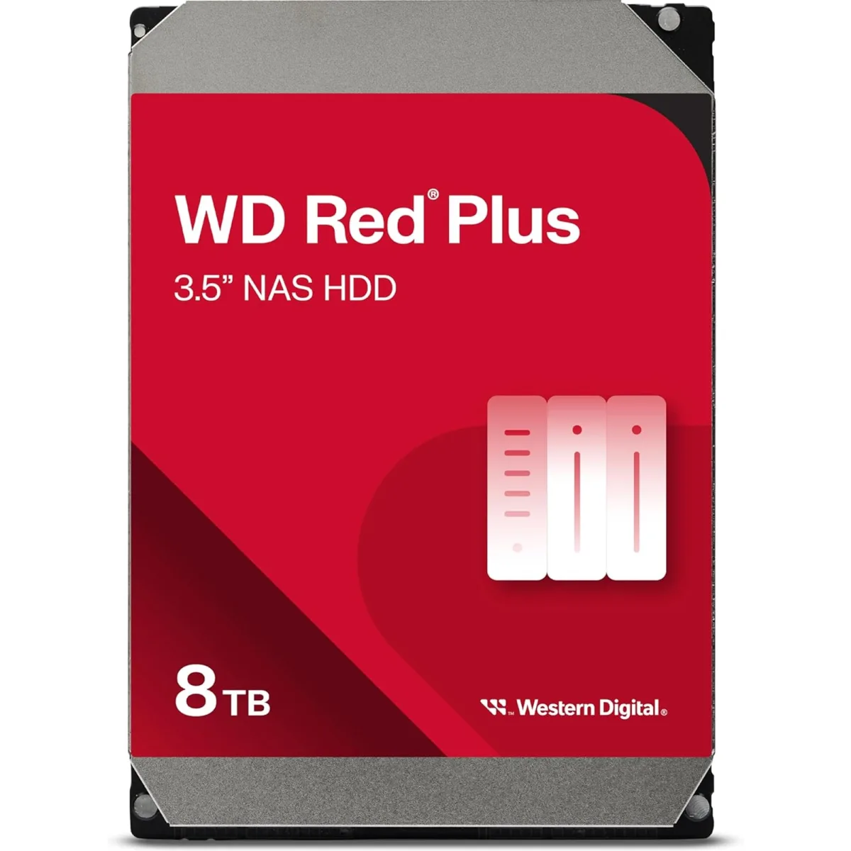 Western Digital WD80EFPX 8TB Red Plus 256MB Cmr 3.5" SATA 6GB/S 5640RPM