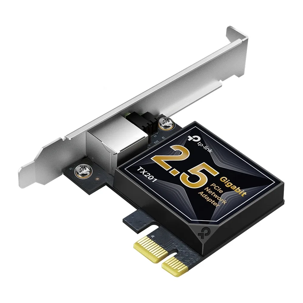 TP-Link TX201 V1 - Network adapter - PCIe 2.1 x4 low profile - 100M/1G/2.5G Gigabit Ethernet x 1
