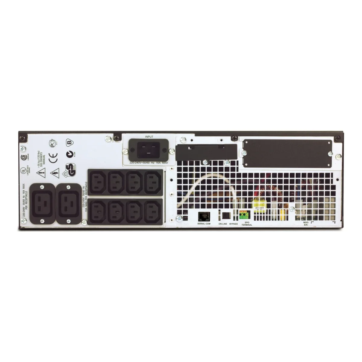 APC Smart-UPS RT 3000 - Marine - UPS - AC 220/230/240 V - 2.1 kW - 3000 VA - RS-232 - output connectors: 10 - 3U - black