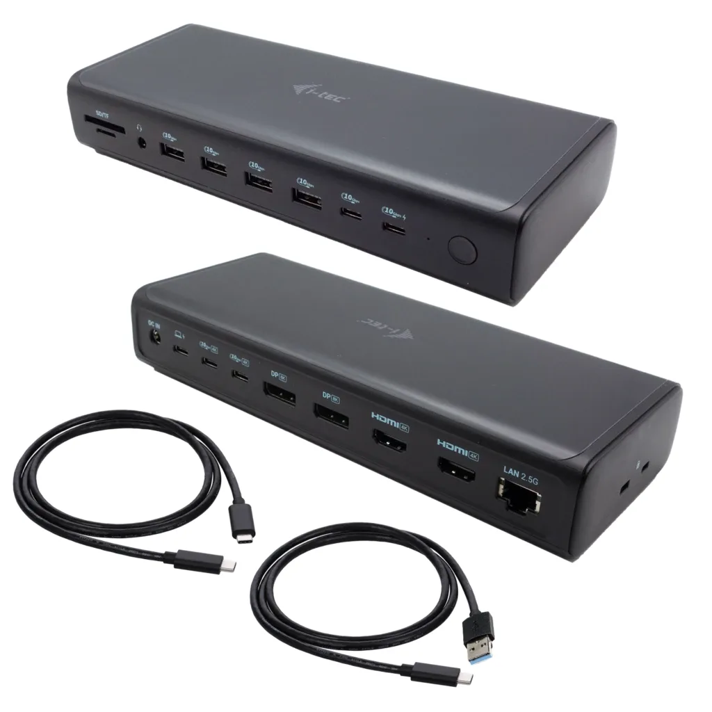 I-TEC UNIVERSAL 6X 4K DISPLAY DOCKING STATION 140W UK VERSION
