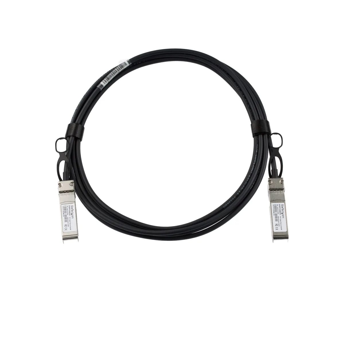 Startech Juniper EX-SFP-10GE-DAC-3M Compatible 3m 10G SFP+ to SFP+ Direct Attach Cable Twinax, 10GbE SFP+ Copper DAC 10 Gbps Low Power Passive Mini GBIC/Transceiver Module DAC Cable - Lifetime Warranty (EXSFP10GEDA3)