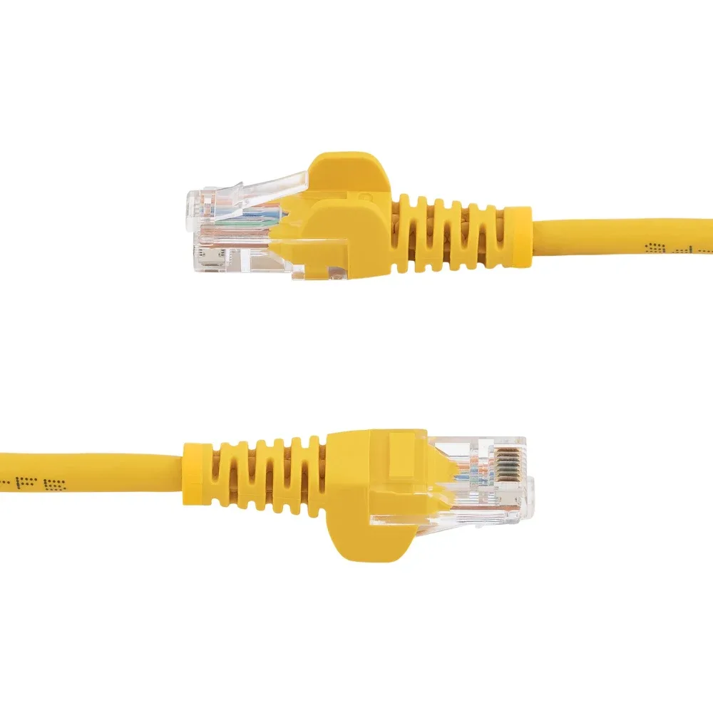 Startech 5m Yellow Cat5e / Cat 5 Snagless Ethernet Patch Cable 5 m - Network cable - RJ-45 (M) to RJ-45 (M) - 5 m - UTP - CAT 5e - snagless, stranded - yellow