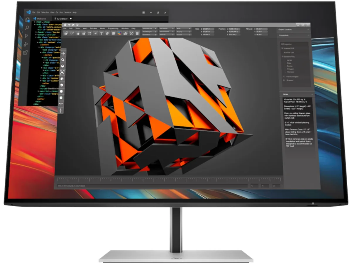 HP 724pn - Series 7 Pro - LED monitor - 24" - 1920 x 1200 WUXGA @ 100 Hz - IPS - 350 cd/m² - 1500:1 - 5 ms - HDMI, DisplayPort - black, silver