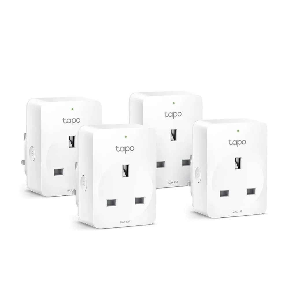 TP-Link Tapo P100(4-pack) Mini Smart Wi-Fi Socket, 4 pack