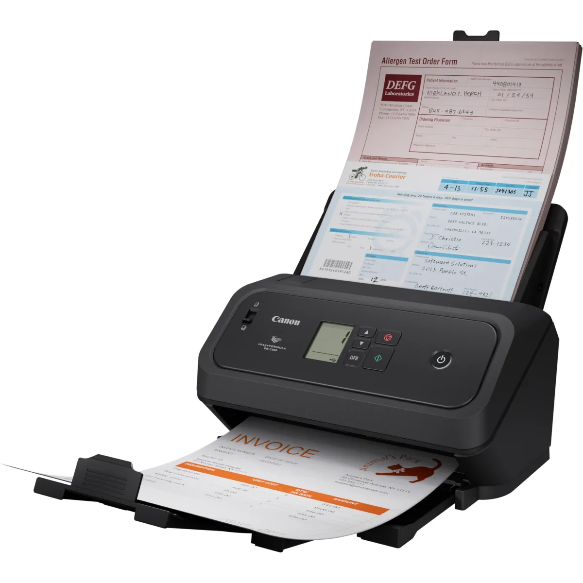 Canon imageFORMULA DR-C340 - Document scanner - CMOS / CIS - Duplex - Legal - 600 dpi - up to 40 ppm (mono) / up to 40 ppm (colour) - ADF (100 sheets) - up to 7000 scans per day - USB 2.0