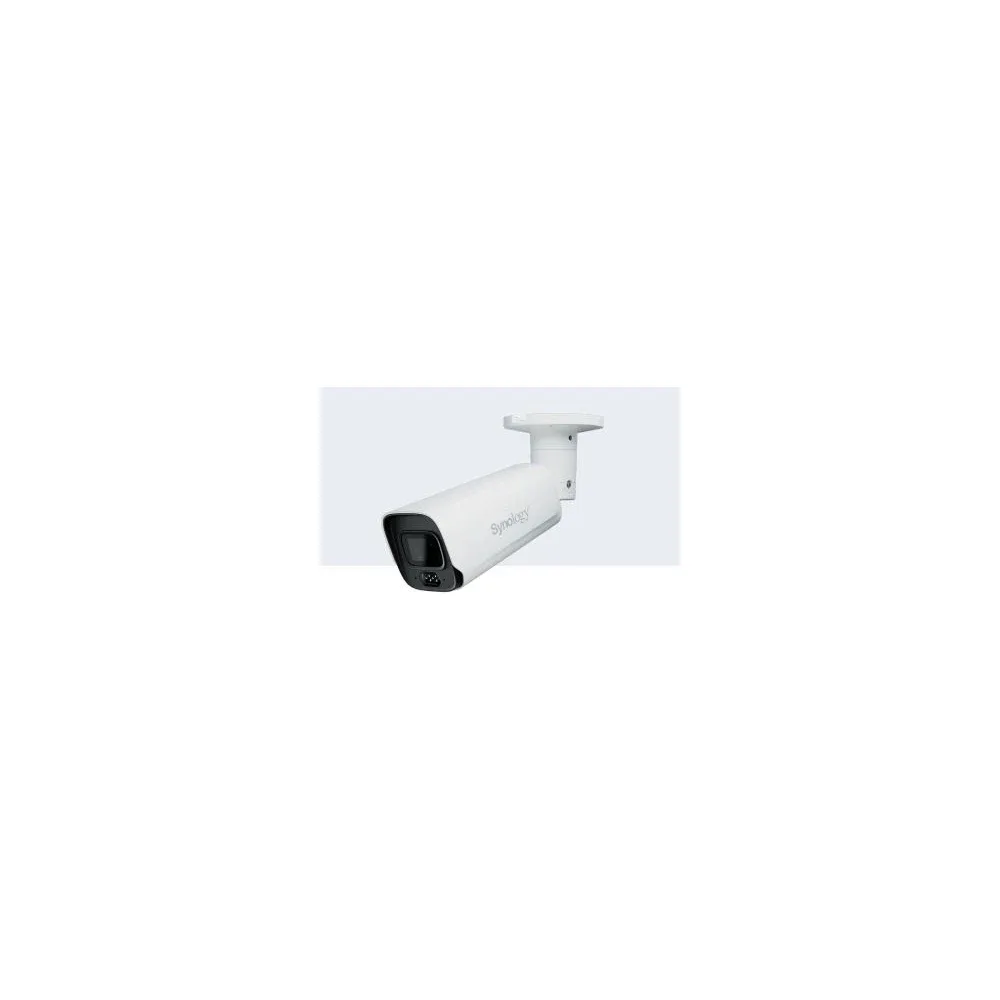 Synology BC800Z - Network surveillance camera - bullet - outdoor, indoor - vandal / weatherproof - colour (Day&Night) - 8 MP - 3840 x 2160 - vari-focal - audio - LAN 10/100 - H.264, H.265 - DC 12 V / PoE Class 3 - TAA Compliant