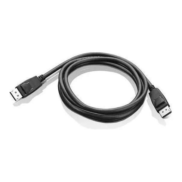 Lenovo - DisplayPort cable - DisplayPort (M) to DisplayPort (M) - 1.8 m - for ThinkCentre M75t Gen 2, M80s Gen 3, M90a Gen 3, M90q Gen 2, M90t Gen 3, ThinkCentre neo 70