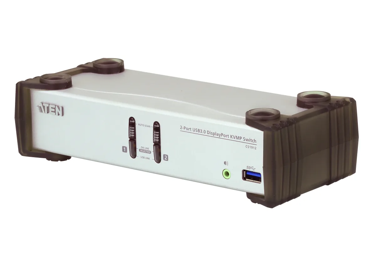 ATEN CS1912 KVMP Switch - KVM / audio / USB switch - 2 x KVM / audio / USB - 1 local user - desktop