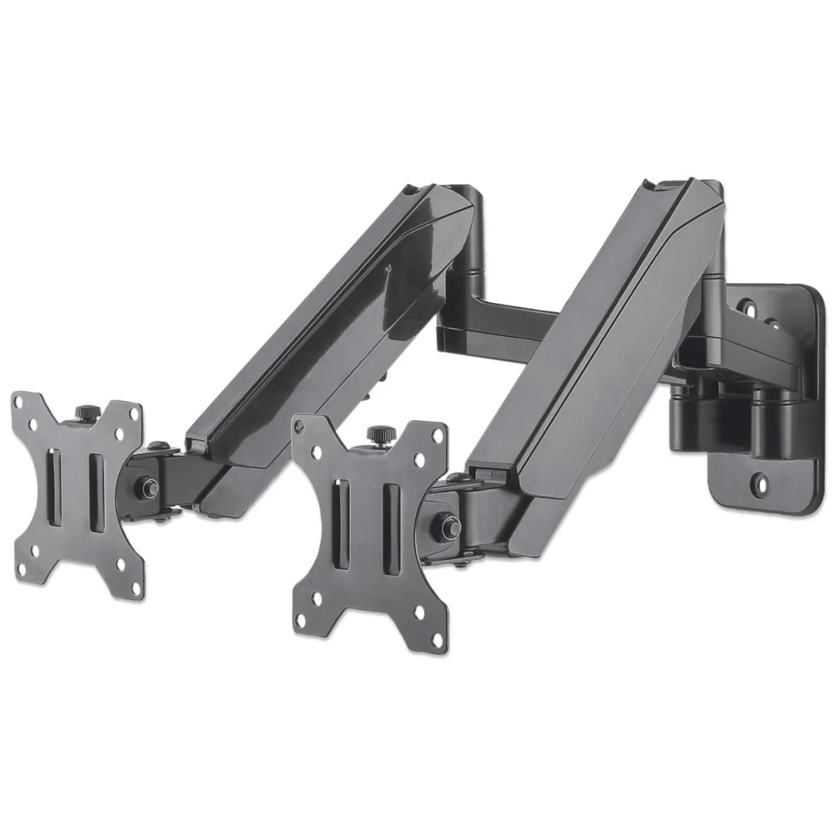 Manhattan 461627 TV/Monitor Wall Mount Dual- Full Motion 32" 100x100 16KG