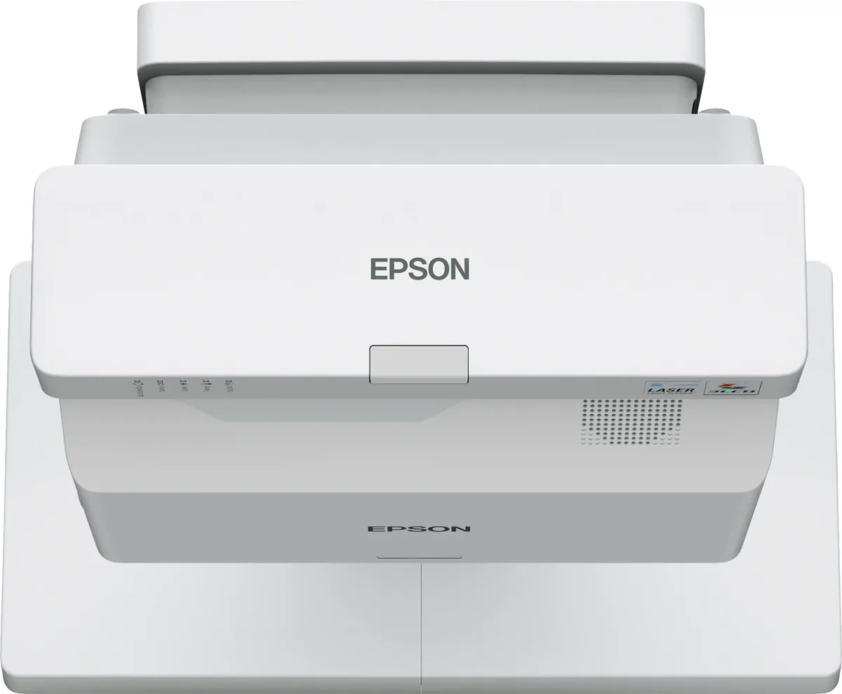 Epson EB-760W - 3LCD projector - 4100 lumens (white) - 4100 lumens (colour) - 16:10 - ultra short-throw lens - 802.11a/b/g/n/ac wireless / LAN/ Miracast - white
