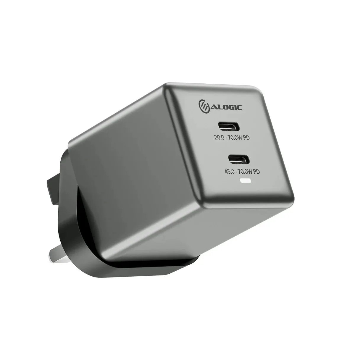 2X70 RAPID POWER 70W GAN CHARGE 2XUSB-C (UK VERSION)