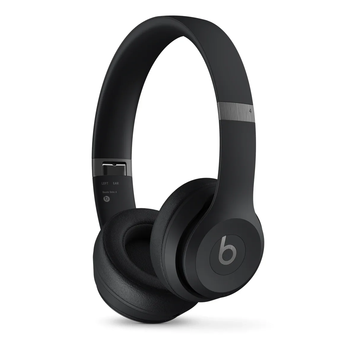 Beats Solo 4 - Headphones with mic - on-ear - Bluetooth - wireless - 3.5 mm jack, USB-C - noise isolating - matte black