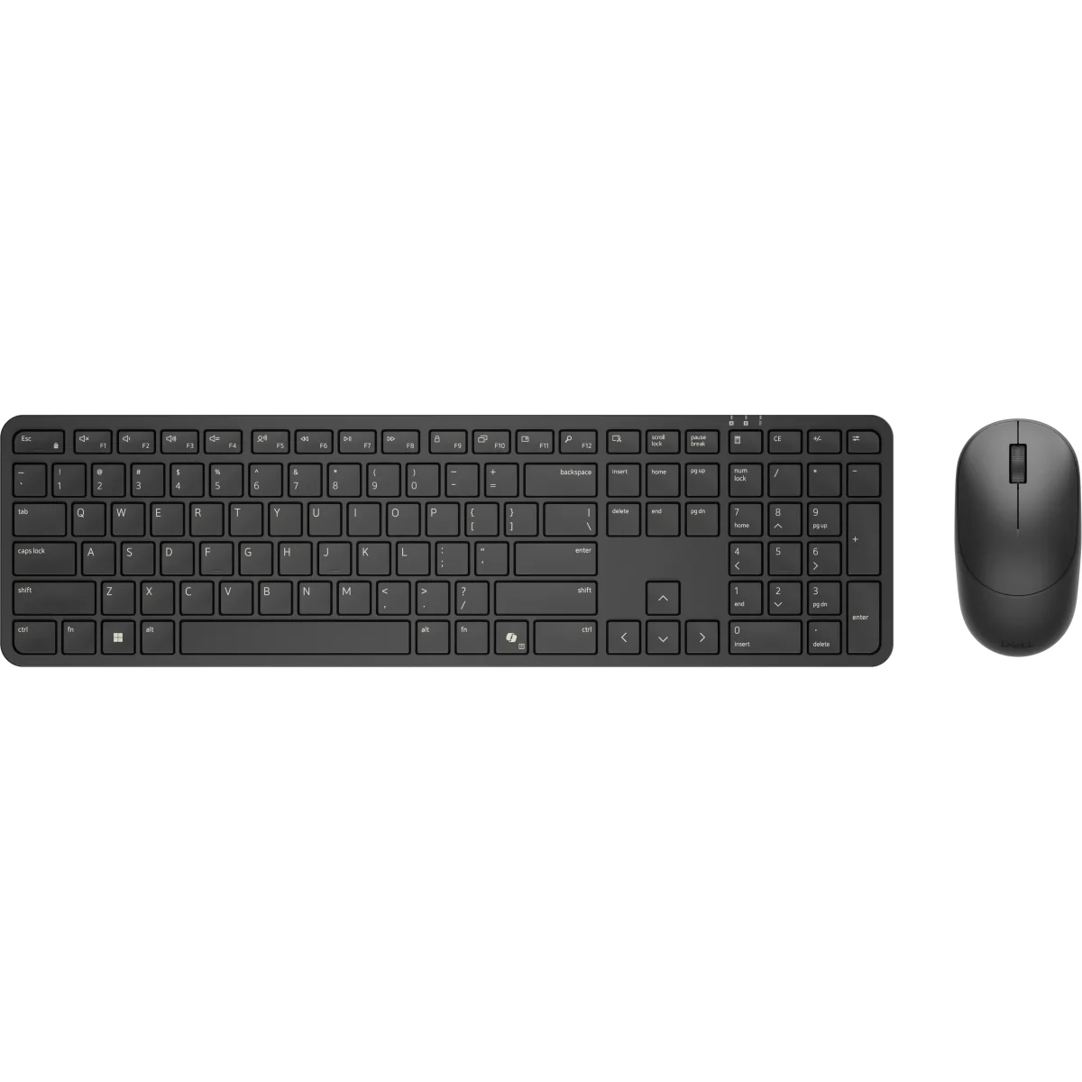 Dell Pro 5 KM526 - Keyboard and mouse set - full size - wireless - 2.4 GHz - QWERTY - UK - black