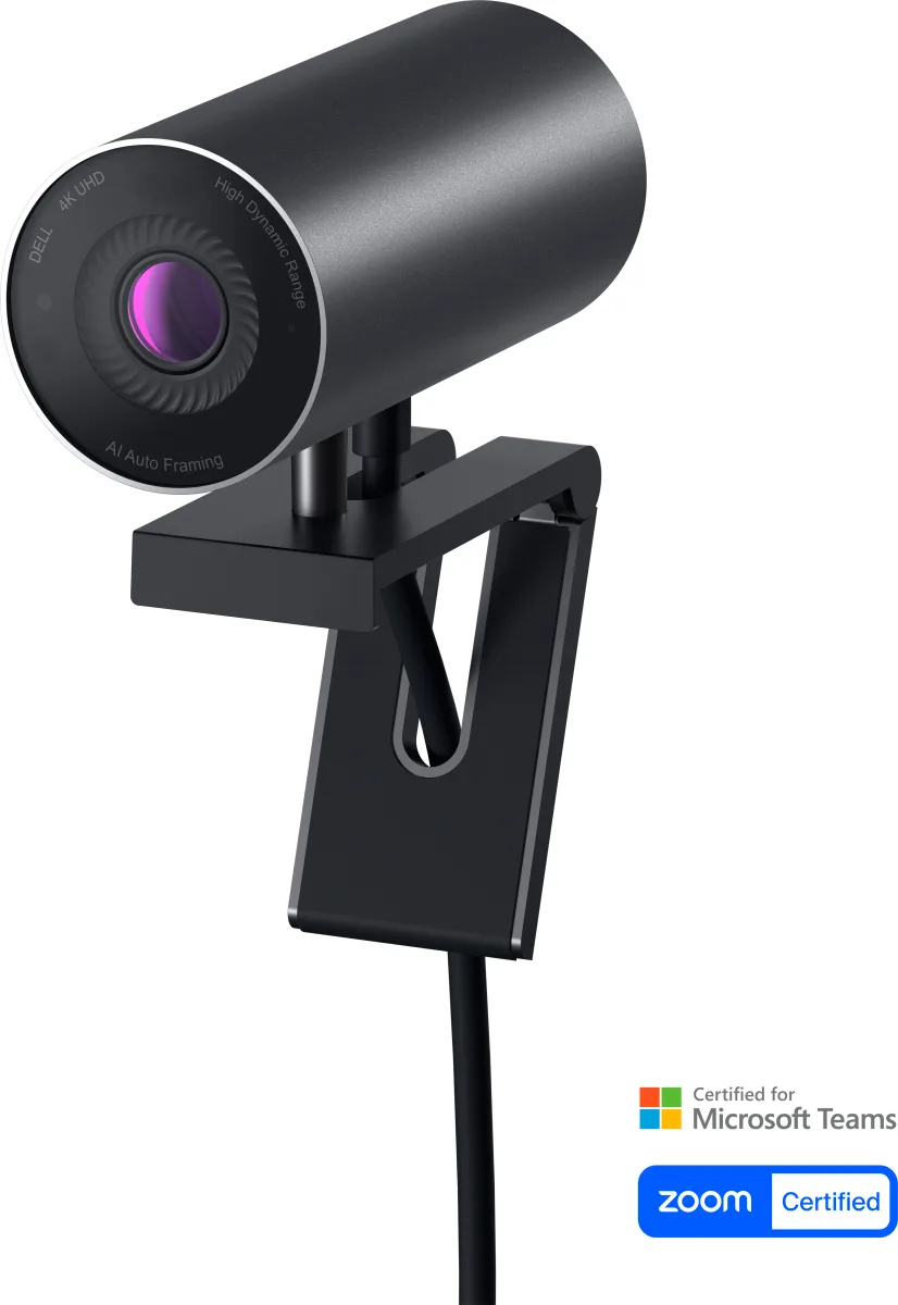 Dell UltraSharp WB7022 - Webcam - colour - 8.3 MP - 3840 x 2160 - USB