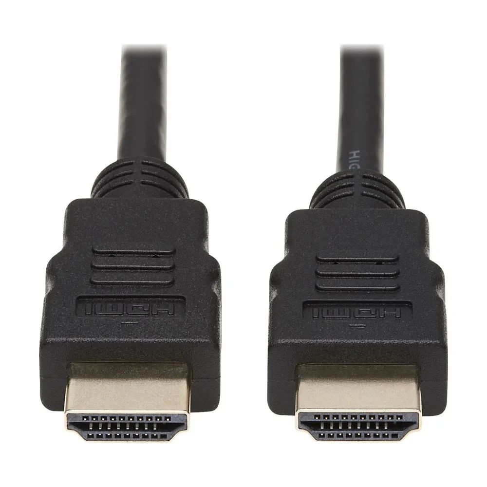 Eaton Tripp Lite Series High-Speed HDMI to HDMI Cable, Digital Video with Audio, UHD 4K, Black, 6 ft. (1.83 m) - HDMI cable - HDMI male to HDMI male - 1.8 m - double shielded - black - 4K support