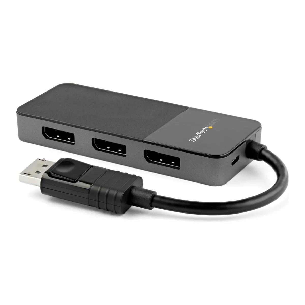 Startech 3-Port Multi Monitor Adapter, DisplayPort 1.4 to 3x 4K DP Video Splitter, Triple or Dual 4K, Laptop/Desktop DisplayPort MST Hub for Multiple Monitors, Windows Display Adapter - Multi Stream Transport (MST14DP123DP) - Video/audio splitter - 4 x DisplayPort - desktop