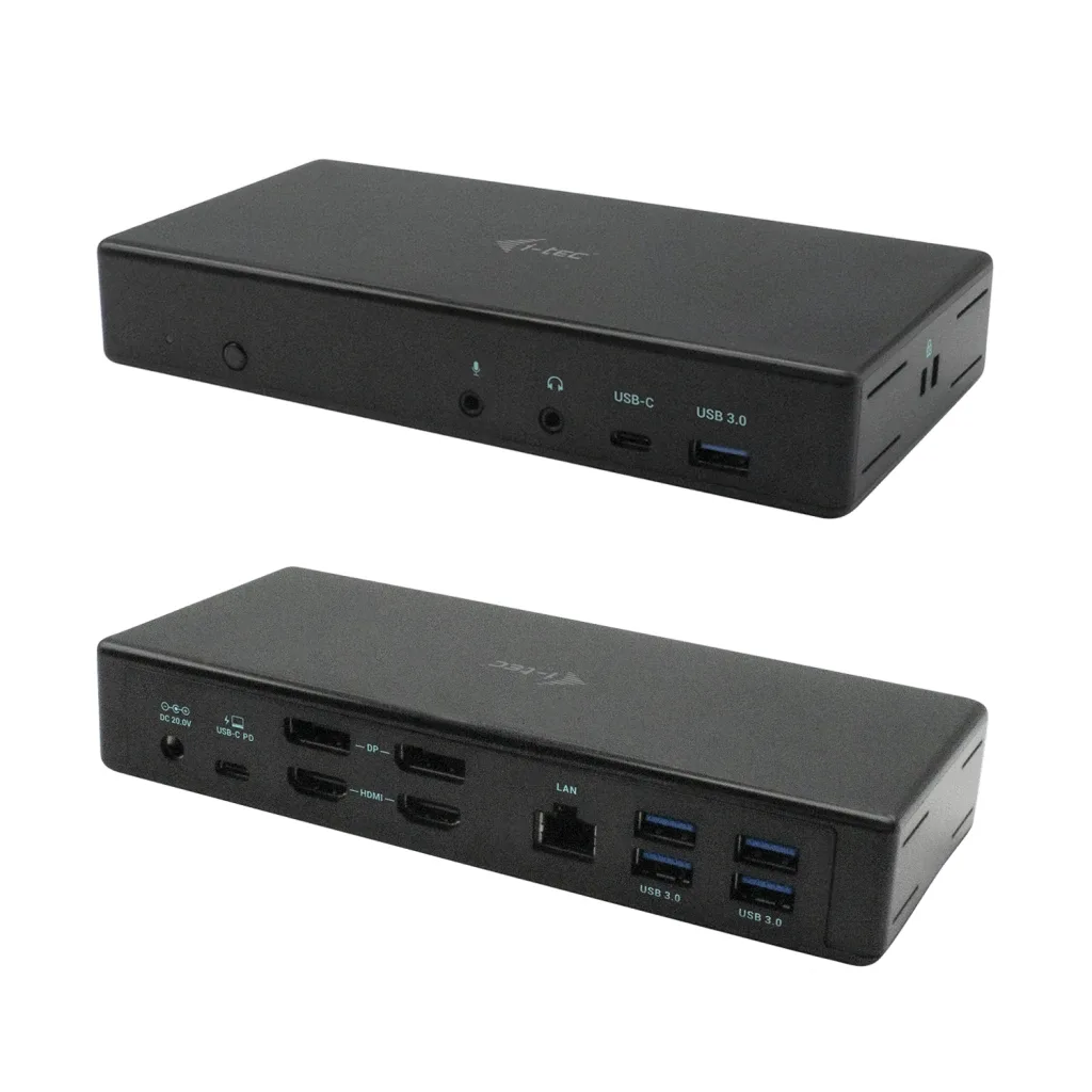 I-TEC USB-C QUATTRO DISPLAY DOCKING STATION WITH POWER DELIV