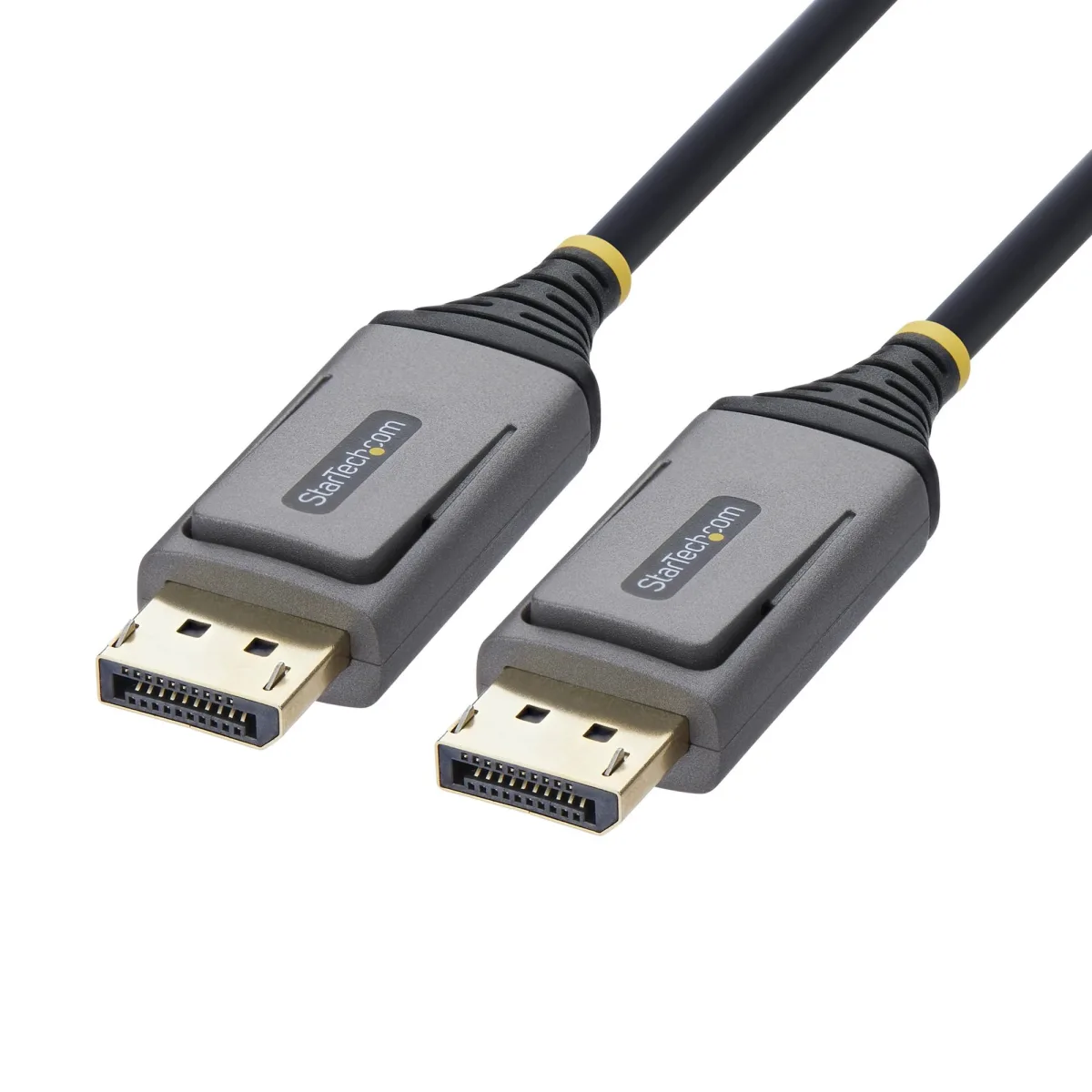 StarTech - DisplayPort cable - DisplayPort (M) latched to DisplayPort (M) latched - DisplayPort 1.4 - 15 m - Active Optical Cable (AOC), hybrid, plenum-rated, 8K60Hz support, up to 32.4 Gbps data rate, Unidirectional - black