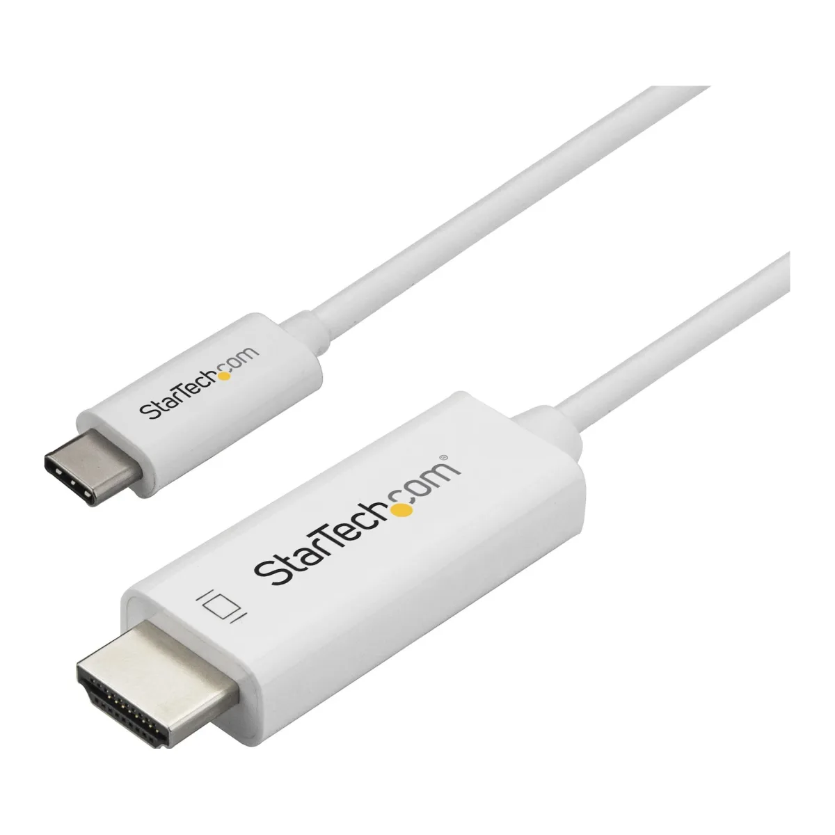 Startech 10ft (3m) USB C to HDMI Cable, 4K 60Hz USB Type C to HDMI 2.0 Video Adapter Cable, Thunderbolt 3 Compatible, Laptop to HDMI Monitor/Display, DP 1.2 Alt Mode HBR2 Cable, Black - 4K USB-C Video Cable (CDP2HD3MBNL) - Adapter cable - USB-C male to HDMI male - 3 m - black - 4K60Hz (3840 x 2160) support - for P/N: TB4CDOCK