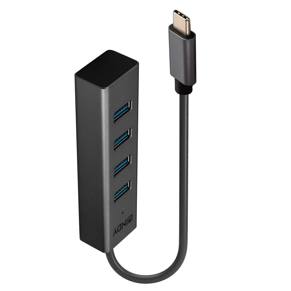 Lindy 43325 4 Port USB 3.2 Type C Hub